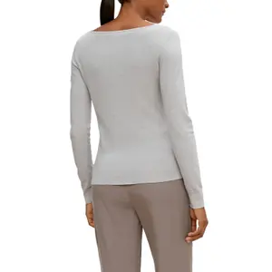 Women's Textured Pattern Sweater COMMA image-5