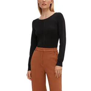 Women's Textured Pattern Sweater COMMA image-2