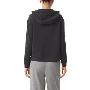 Women's Modal Hoodie with Split Hem COMMA image-4
