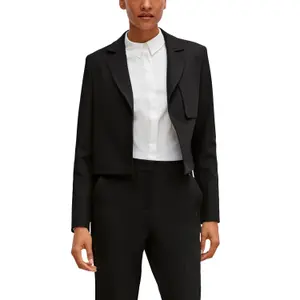 Chevron Pattern Women's Blazer COMMA image-2