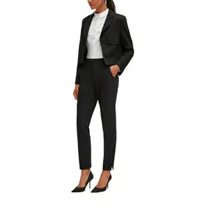 Chevron Pattern Women's Blazer COMMA image-6