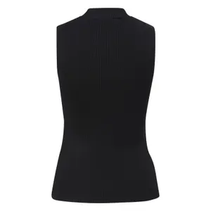 Sleeveless round neck top for women COMMA image-1