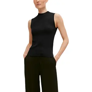 Sleeveless round neck top for women COMMA image-2