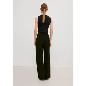 Sleeveless round neck top for women COMMA image-4