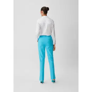 Slim Fit Trousers for Women COMMA image-2