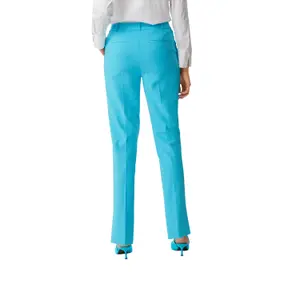 Slim Fit Trousers for Women COMMA image-3