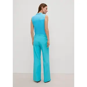 Sleeveless Cowl Neck Fluid Jersey Top for Women COMMA image-4