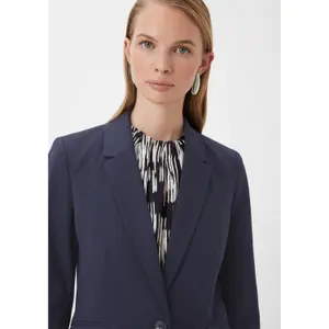 Women's Slim-Fit Viscose Blend Blazer COMMA image-3