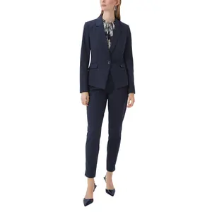 Women's Slim-Fit Viscose Blend Blazer COMMA image-6
