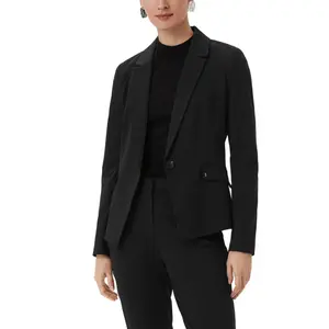 Women's Slim-Fit Viscose Blend Blazer COMMA image-2