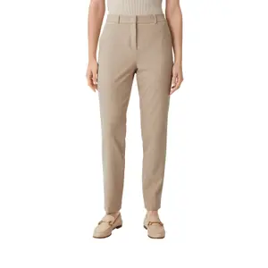 Women's Piqué Textured Suit Trousers COMMA image-2
