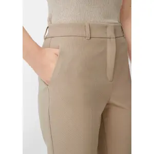 Women's Piqué Textured Suit Trousers COMMA image-3