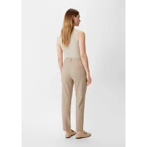 Women's Piqué Textured Suit Trousers COMMA image-4
