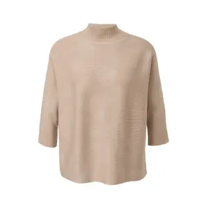 Knitted Sweater with Inserts Women COMMA image-0