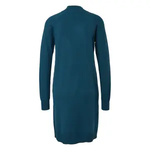 Women's Long Sleeve Fine Knit Viscose High Neck Dress COMMA image-1