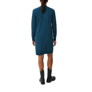 Women's Long Sleeve Fine Knit Viscose High Neck Dress COMMA image-5