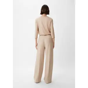 Jersey Blouse with Tunisian Collar and 3/4 Sleeves for Women COMMA image-4