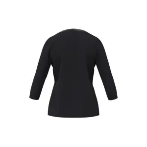 Jersey Blouse with Tunisian Collar and 3/4 Sleeves for Women COMMA image-1