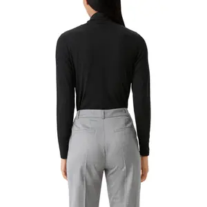 Micromodal Roll Neck Top for Women COMMA image-5