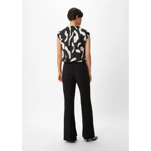Women’s Satin Blouse with Ruffle COMMA image-4