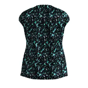 Women’s Satin Blouse with Ruffle COMMA image-1