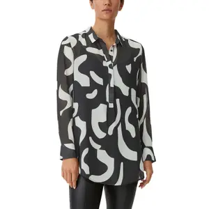 Women's long sleeve blouse COMMA image-2