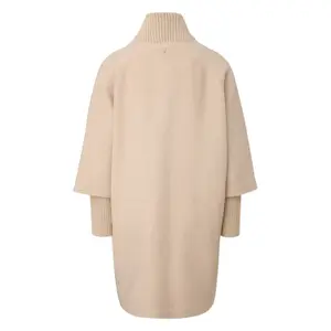 Women's Straight Cut High Collar Coat COMMA image-1