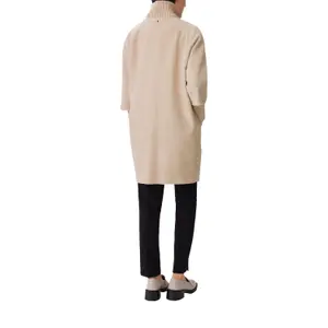 Women's Straight Cut High Collar Coat COMMA image-5