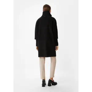 Women's Straight Cut High Collar Coat COMMA image-4