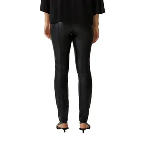 Women's Faux Leather Trousers COMMA image-5