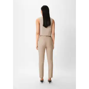 Women's Split Hem Trousers COMMA image-4
