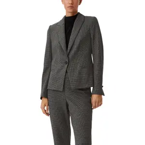 Women's Houndstooth Blazer COMMA image-2