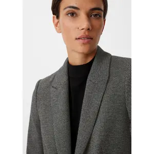 Women's Houndstooth Blazer COMMA image-3