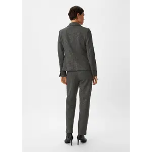 Women's Houndstooth Blazer COMMA image-4