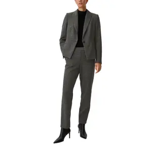 Women's Houndstooth Blazer COMMA image-6
