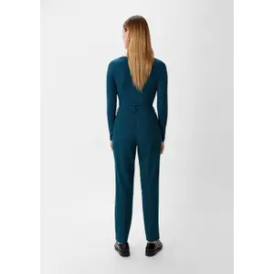 Women's Dobby Texture Suit Trousers COMMA image-4