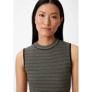 Women's Flowing Viscose Knit Tank Top COMMA image-3