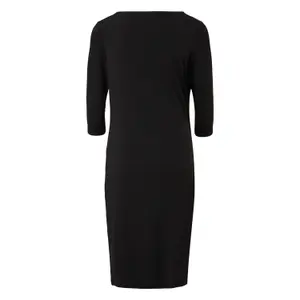 Short Jersey Wrap Effect Dress 3/4 Sleeve Women's COMMA image-1