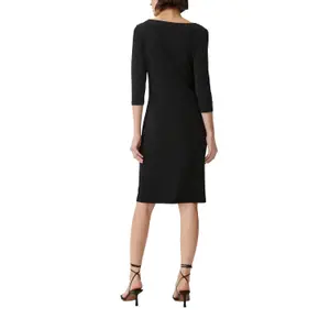Short Jersey Wrap Effect Dress 3/4 Sleeve Women's COMMA image-5