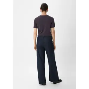 Short Sleeve Lyocell and Cotton Blend T-Shirt Women COMMA image-4
