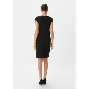 Short Viscose Jersey Stretch Dress for Women COMMA image-4