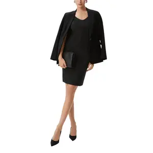 Short Viscose Jersey Stretch Dress for Women COMMA image-6