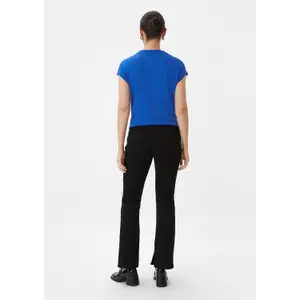 Women's Sleeveless Lyocell and Cotton Jersey T-shirt COMMA image-4