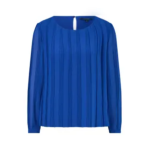 Women's Pleated Chiffon Blouse COMMA image-0