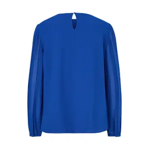 Women's Pleated Chiffon Blouse COMMA image-1