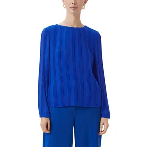Women's Pleated Chiffon Blouse COMMA image-2