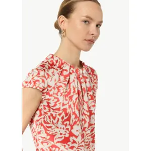 Women's Satin Pattern Blouse COMMA image-2