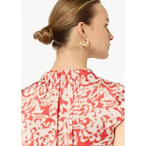 Women's Satin Pattern Blouse COMMA image-3
