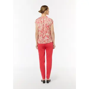 Women's Satin Pattern Blouse COMMA image-4