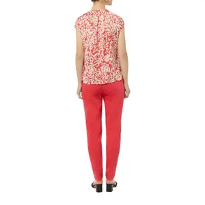 Women's Satin Pattern Blouse COMMA image-5